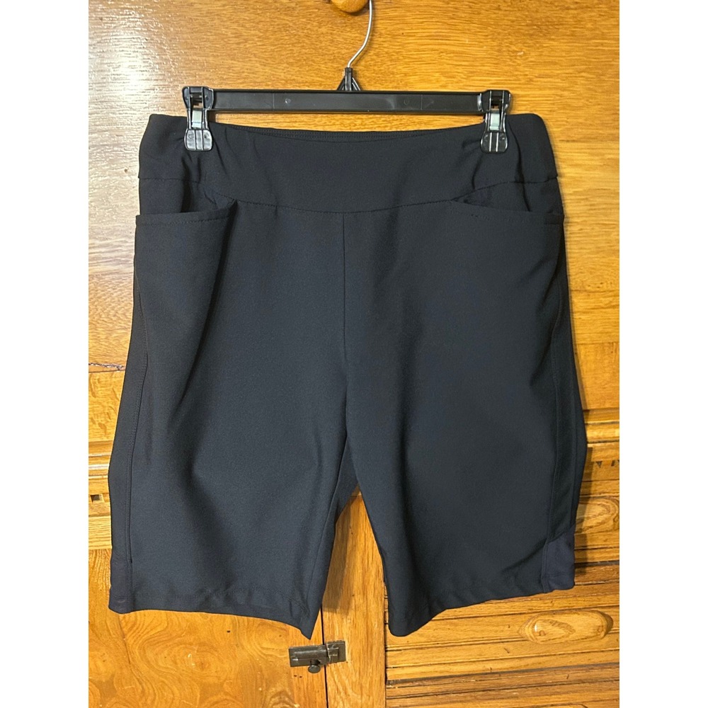 Tail White Label Preppy Black Golf Shorts Size 10 Pull On Athletic Activewear
